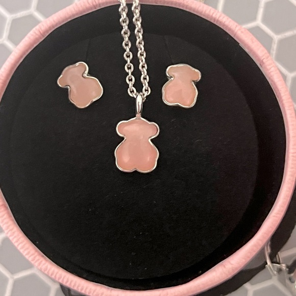 Tous Necklace and Earrings Set